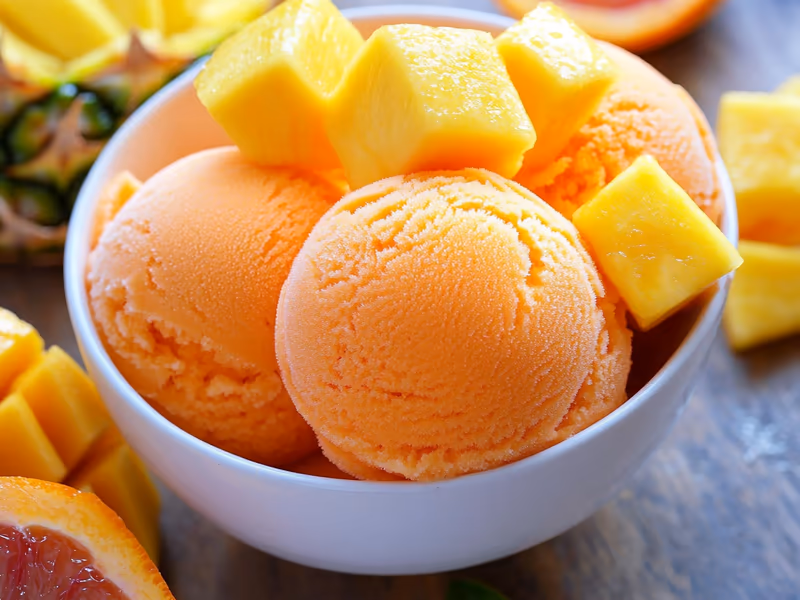 Tropical Sunrise Sorbet - Ninja Creami Recipe