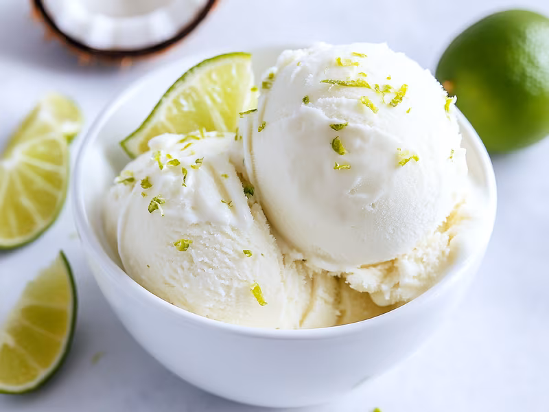 Vegan Coconut Lime Ice Cream - Ninja Creami Recipe