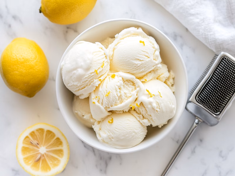 Vegan Lemon Ice Cream